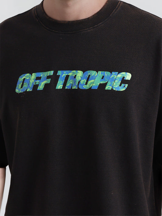 ACID WASH TROPICAL TEE