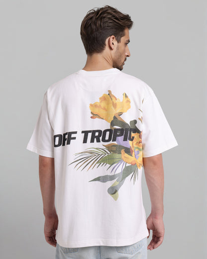 FLORAL BACKPRINT TEE