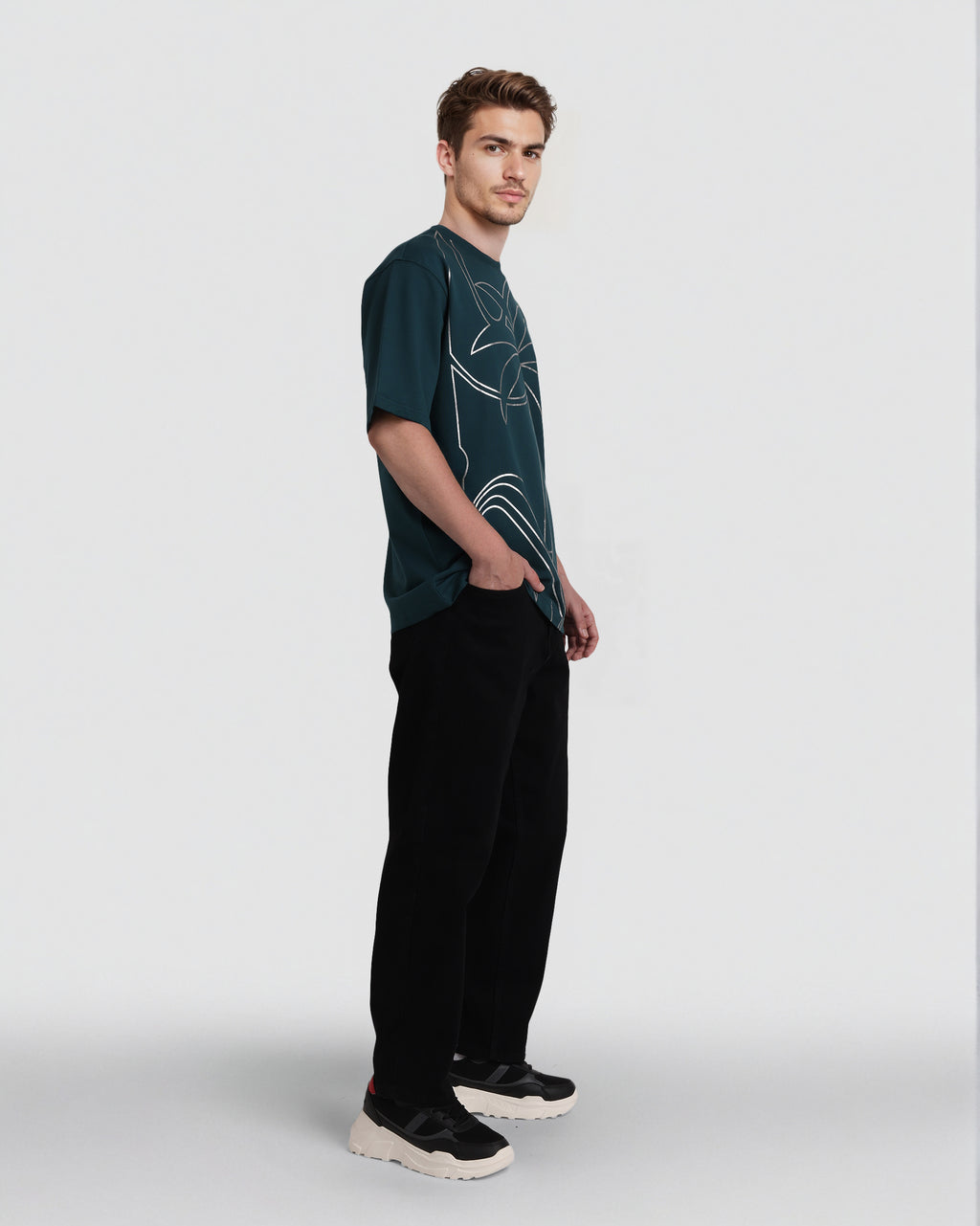 BIG FOIL LOGO TEE