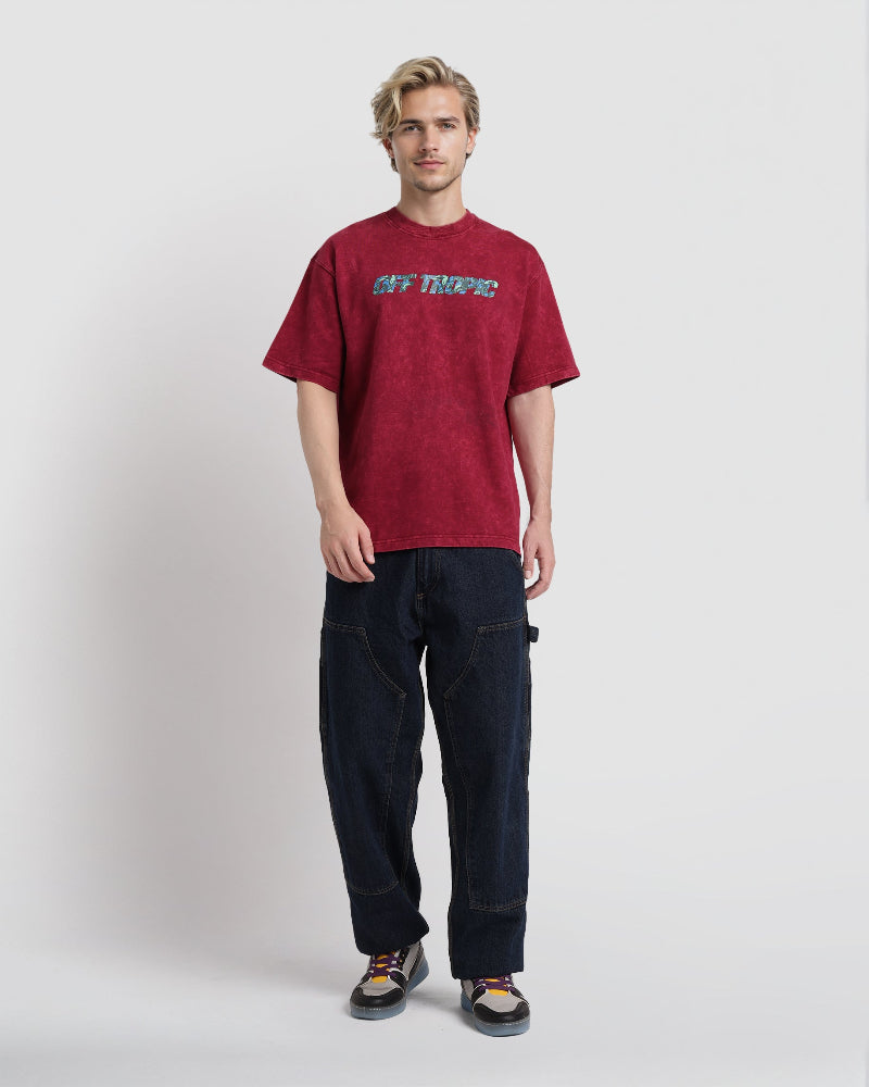 ACID WASH TROPICAL TEE